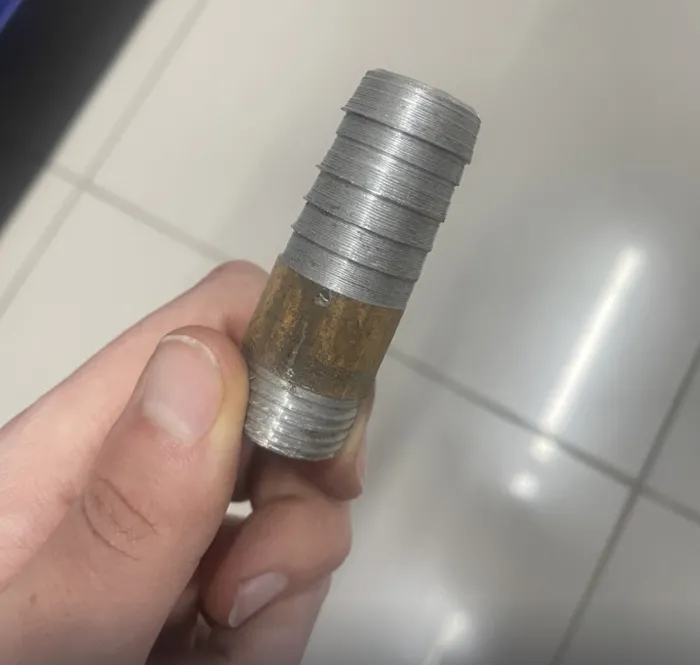 Штуцер зовн. 1/2"х20мм сталевий — Photo 1