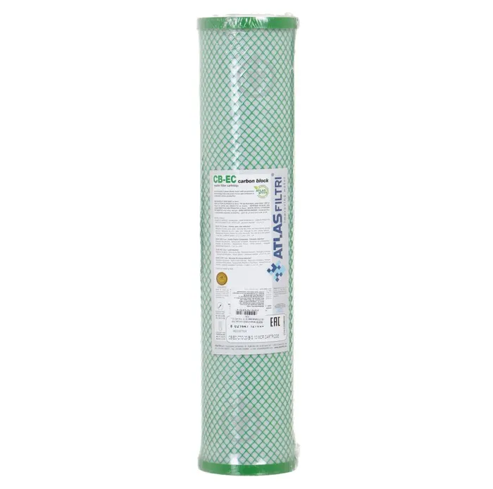 Картридж із брикетованого вугілля Atlas Filtri CB-EC BIG CTO 20" SX RE5397509 (Big Blue 20)