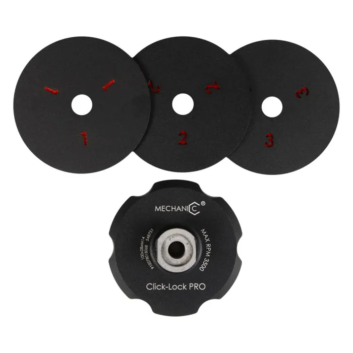 Тримач магнітний алюмінієвий для полірувальних кіл Mechanic Click-Lock PRO 100*M14 (910278018068) — Photo 1