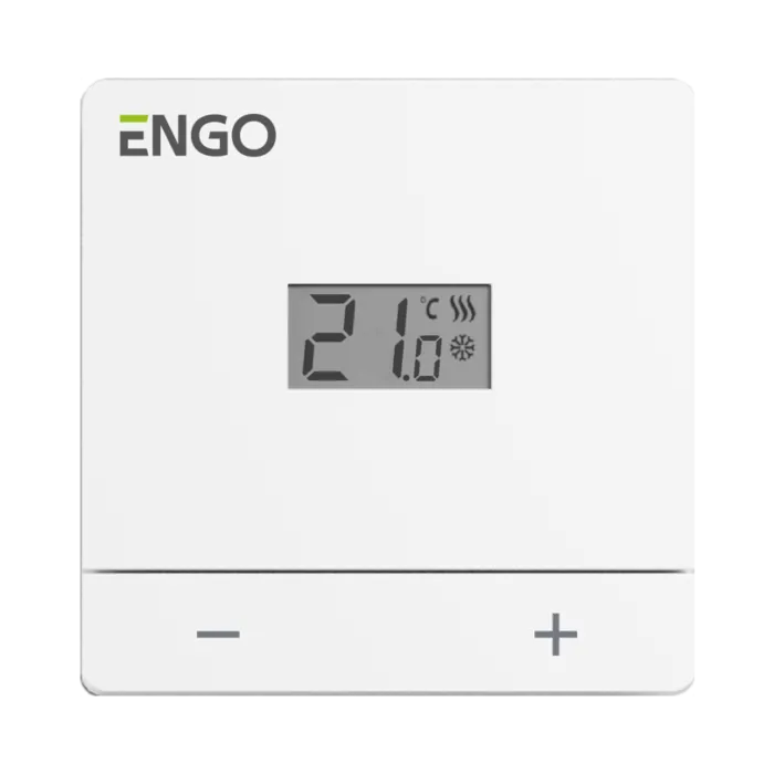 ENGO Кімнатний термостат добовий, 2хААА, білий (EASY-BATW) 932332984