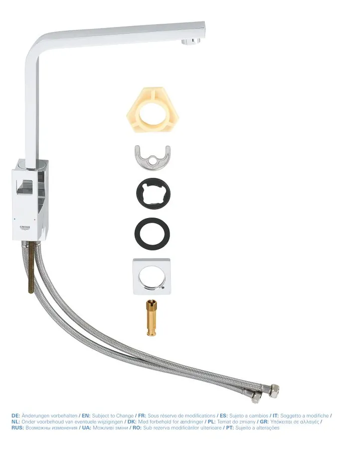 Змішувач одноважільний для миття Grohe Eurocube (31255000) — Photo 4
