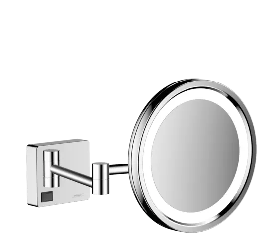 Дзеркало косметичне Hansgrohe AddStoris 41790000 з підсвічуванням LED хром