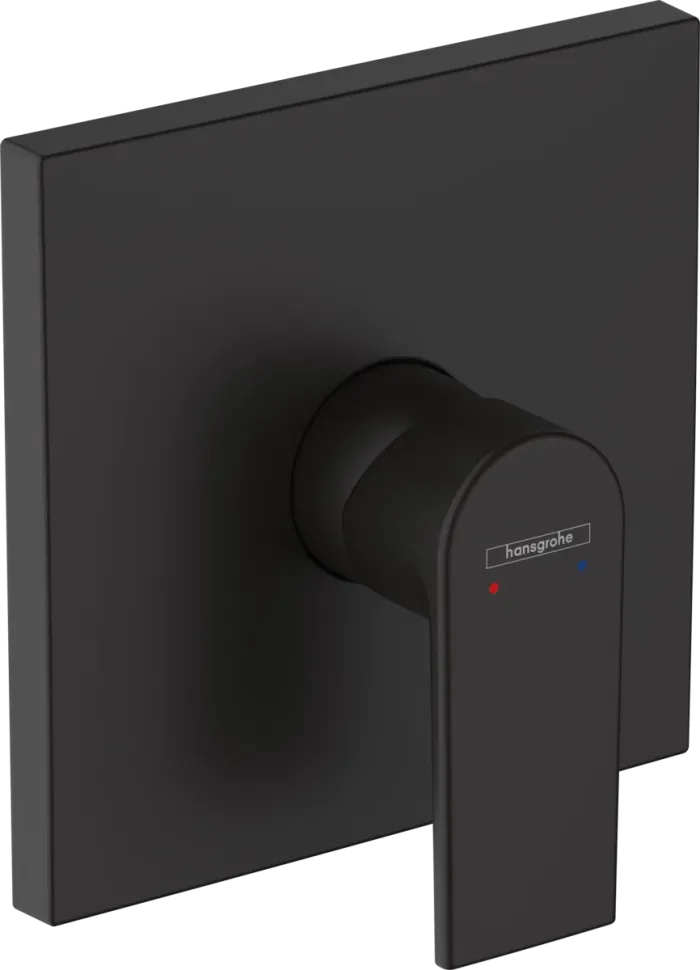 Hansgrohe Змішувач Vernis Shape вбудований для ванни/душу 2 положення, для IBOX, чорний матовий (71468670)