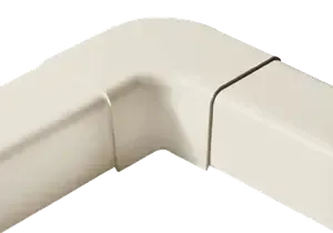 Artiplastic - Canalsplit-W Коліно заокруглене зовнішнє 80х60 (Італія) (0806 AE-W) — Photo 1