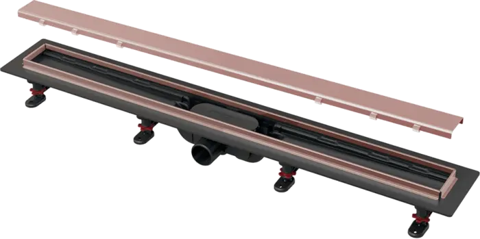 Душовий трап Alca Drain APZ20-650-RG-B Simple RED GOLD-шліфований мат