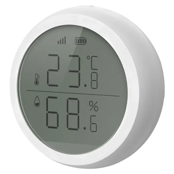Бездротовий датчик температури та вологості з екраном Pro Line ZigBee T&H Simple 412041