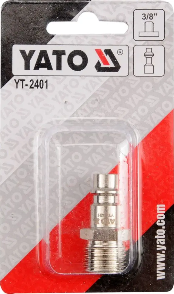 Швидке з'єднання-наконечник YATO (YT-2401) 3/8" — Photo 1