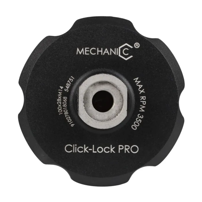 Тримач магнітний алюмінієвий для полірувальних кіл Mechanic Click-Lock PRO 100*M14 (910278018068) — Photo 2