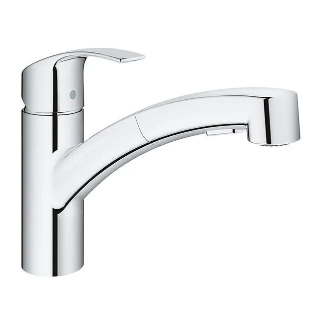 Змішувач одноважільний для миття (висувна лійка) Grohe Eurosmart (30305000)