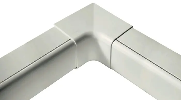 Artiplastic - Canalsplit-W Коліно кутове 60х45 (Італія) (0605 AI-W) (0605 AI-W) — Photo 1