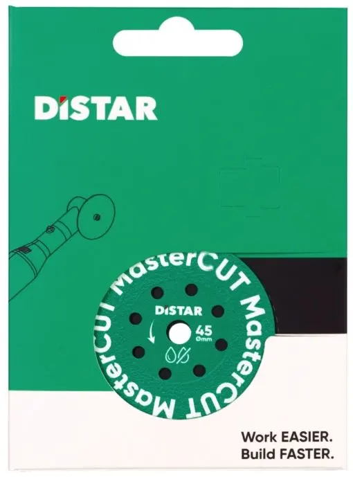 Коло алмазне відрізне по кераміці для гравера Distar MasterCUT 1A1R V 45x0,8x10x5,8 (87015424055) — Photo 3