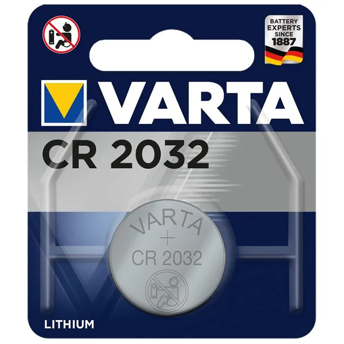 Батарейка "таблетка" літієва VARTA CR 2032 BLI 1 Lithium