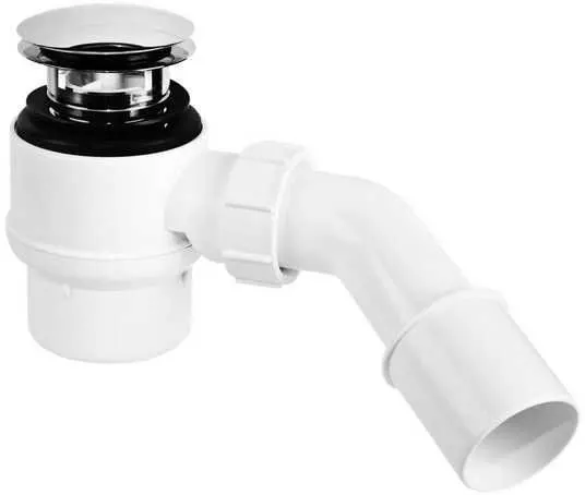 Сифон для Ванни McAlpine Click-Clack 6/4x40/50 з переливом, товщина дна 15-35мм (HC26-IOFS-95-CB)