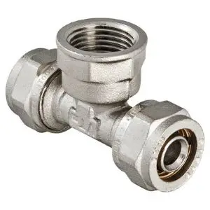 Трійник обтискний VALTEC (VTm.332) 16х1/2"х16мм — Photo 1