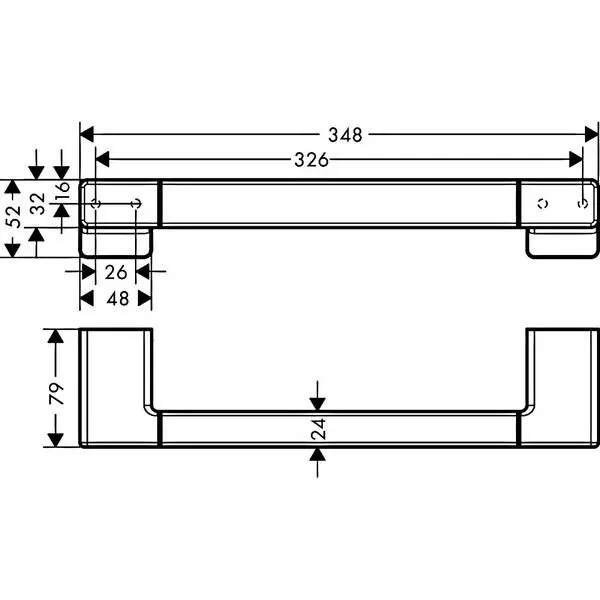 Hansgrohe AddStoris Поручень (41744000) — Photo 1