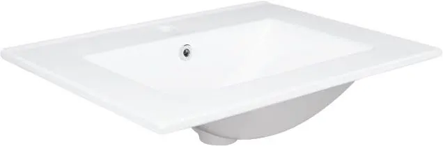 Q-tap Умивальник врізний Albatross прямокутний 60 см (WHI 4530-600/F008) (QT01113060CW)