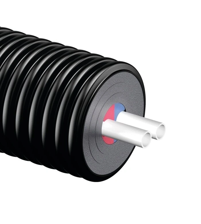 Uponor Труба попередньоізольована Varia Twin PN6 2x32x2.9/140 мм (1018239)