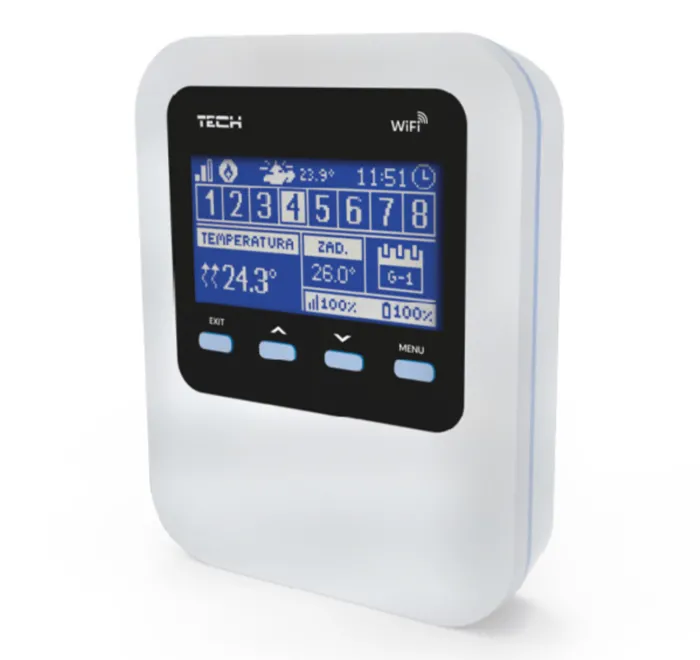 TECH Контролер радіаторний ST-8S WI-FI (230V) + сухий контакт