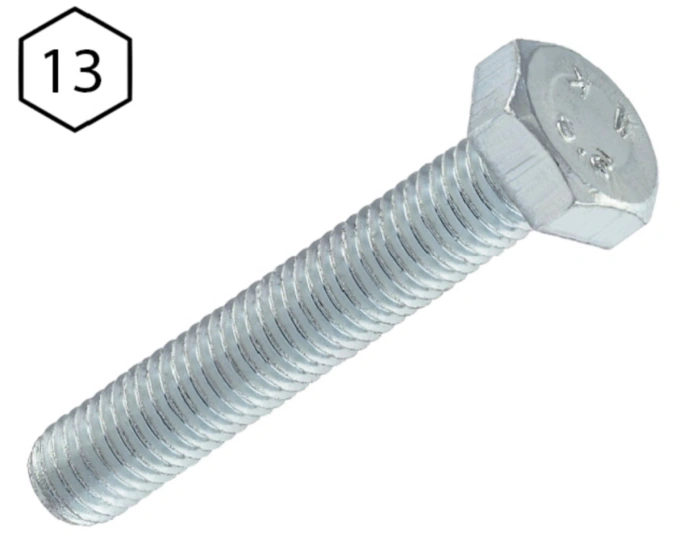 Koelner Болт М8х80 (коротка різьба) (St/цинк), 329-40