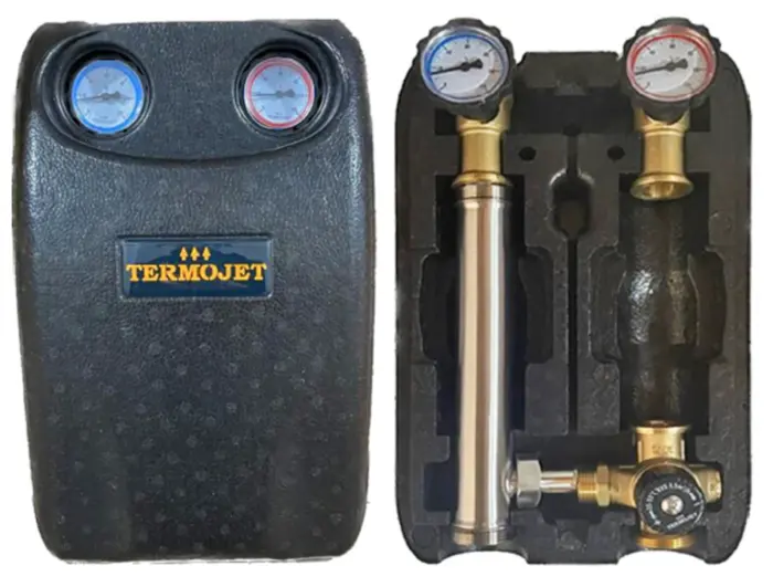 TERMOJET Насосна група в ЕРР (180) з термоклапаном 1" ВР 25-55°С (права) (НГ-46)