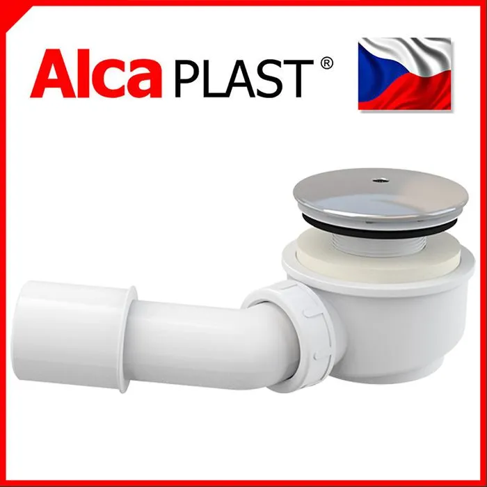 Сифон знижений для піддону Alca Drain A471CR-60 — Photo 2