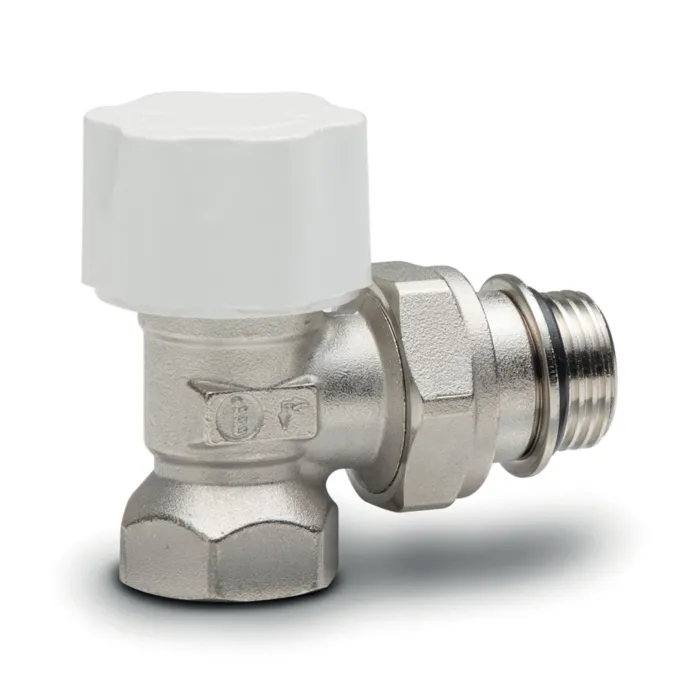 Кран радіаторний верхній кутовий під термоголовку LUXOR Easy RD 101 1/2" (12022103GRA)