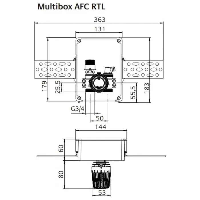 Унібокс для теплої підлоги IMI Heimeier Multibox Eclipse RTL (9319-00.800) — Photo 4