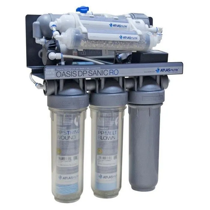 Система зворотного осмосу Atlas Filtri OASIS DP SANIC PUMP з антибактеріальним насосом (SE6075320)