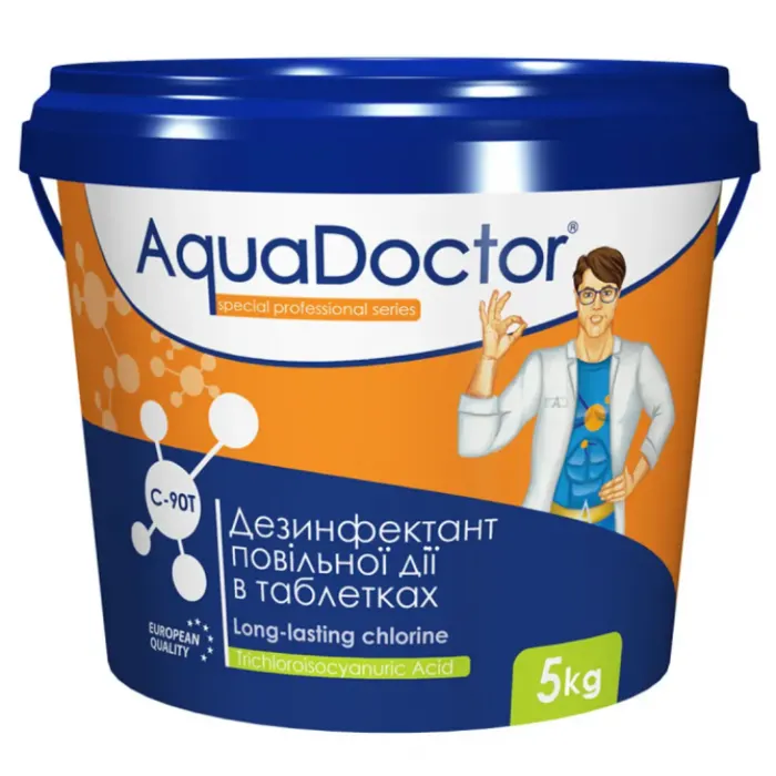 AquaDoctor C-90T хлор повільної дії в таблетках (одна таблетка) (C90T-5)