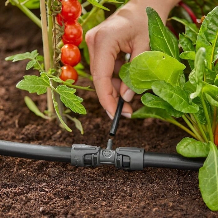 З'єднувач Т-подібний Gardena Micro-Drip System Quick & Easy для шлангів 13 мм перехідник до 4,6 мм, 5 шт (13204-20) — Photo 2