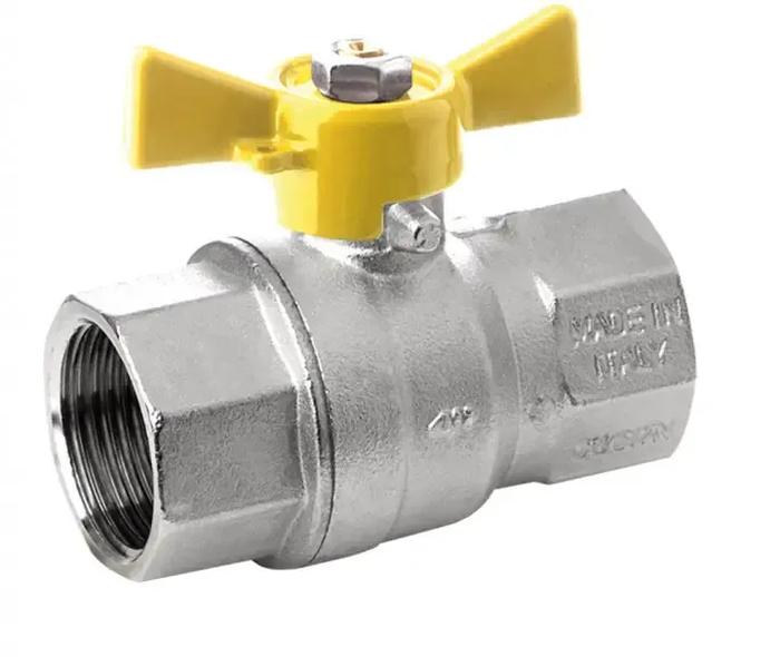 Кран газовий кульовий Bonomi MISSUORI GAS ВВ 1/2" "метелик" (79520004)