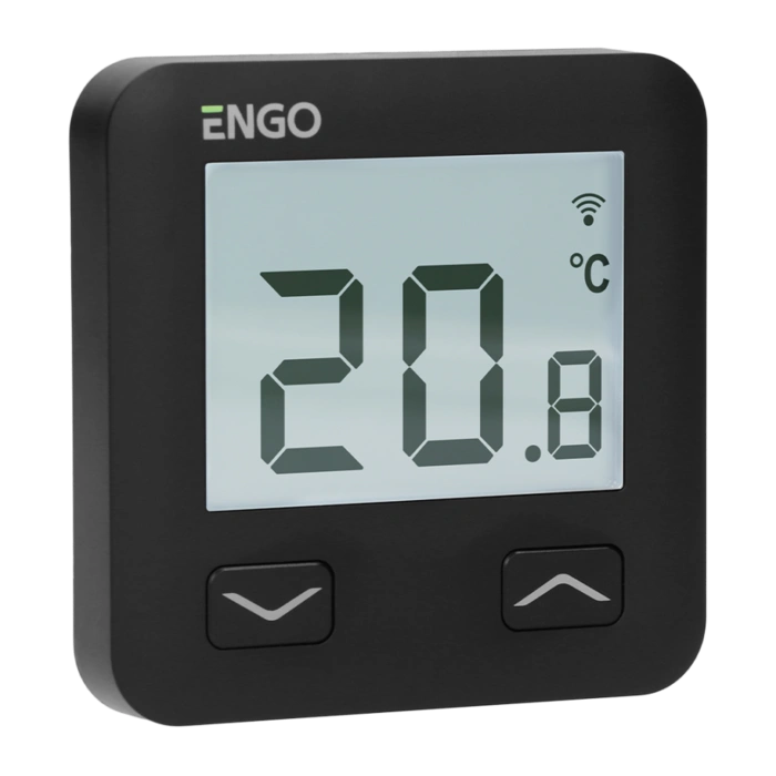 ENGO Кімнатний термостат з WIFI, 230В, чорний (E10-B) 932312901 — Photo 1
