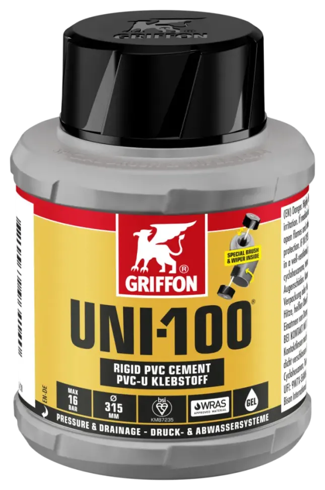Клей для труб ПВХ Griffon UNI-100