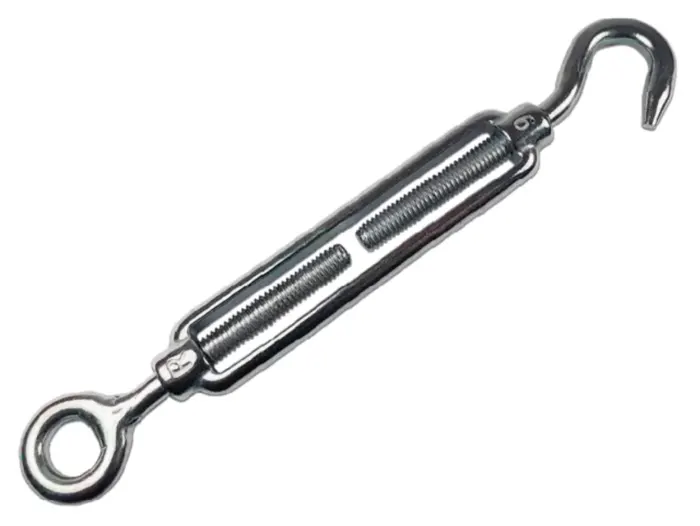 INOX fastening Талреп гак-кільце 8х80 (1480-8-4/г-о)
