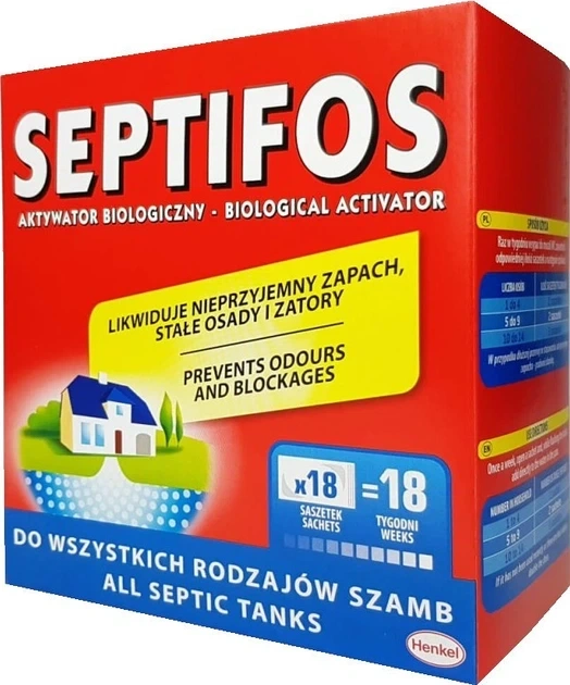Біоактиватор (бактерії) для септика SEPTIFOS Септифос (1 саше)