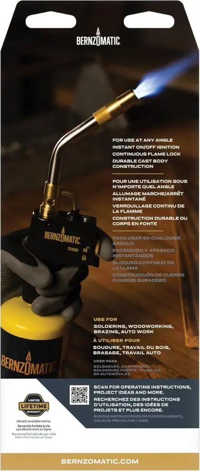 Газовий пальник Bernzomatic DURACAST 8000 PRO Series (TS8000) — Photo 3