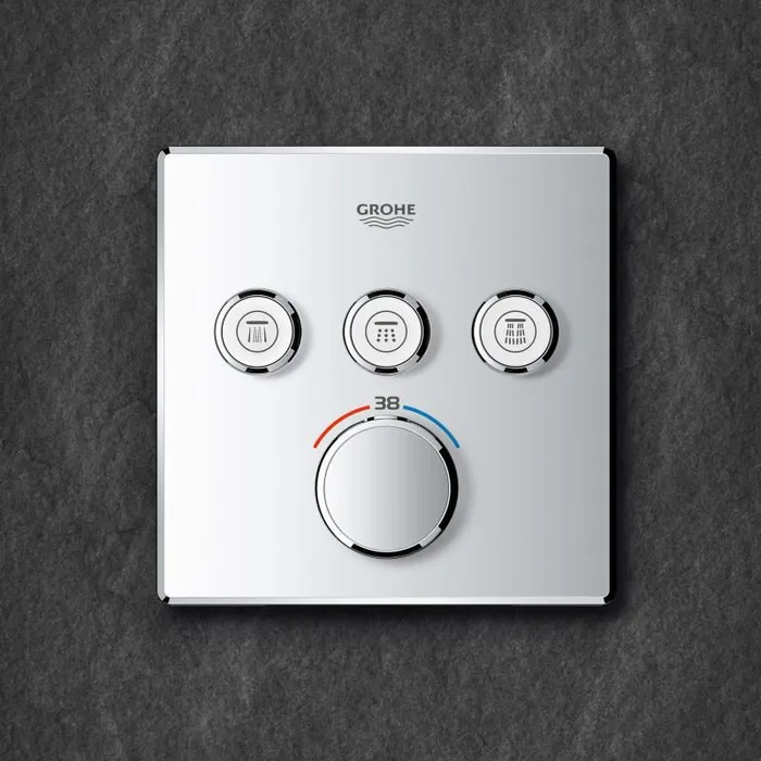 Термостат для вбудованого монтажу на 3 виходи Grohe Grohtherm SmartControl (29126000) — Photo 2