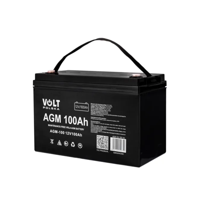 Акумулятор VOLT Polska AGM VRLA 12V 100Ah (6AKUXAG100)