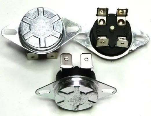 Тепловий запобіжник бойлера типу KSD302 250V/20F (90°С) — Photo 1