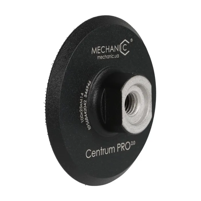 Утримувач алюмінієвий для полірувальних кіл Mechanic Centrum PRO 2.0 100*M14 (89568442042) — Photo 1