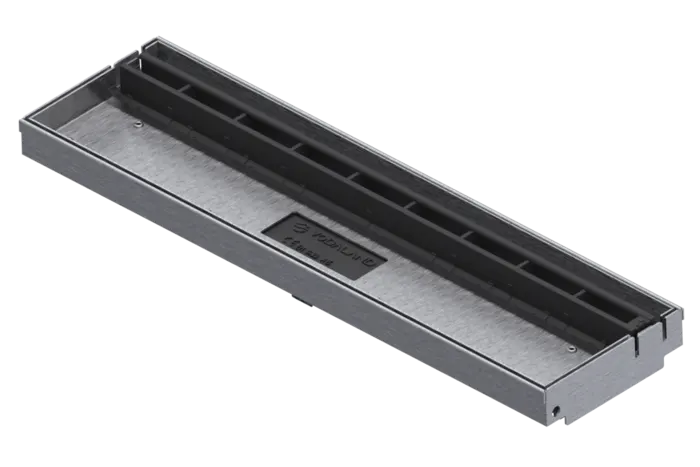 Vodaland Base Насадка щілинна ревізійна пластикова, корпус оцинковка L-тип H25, A15 (499х138,2-H50/30) (201875-L-25)