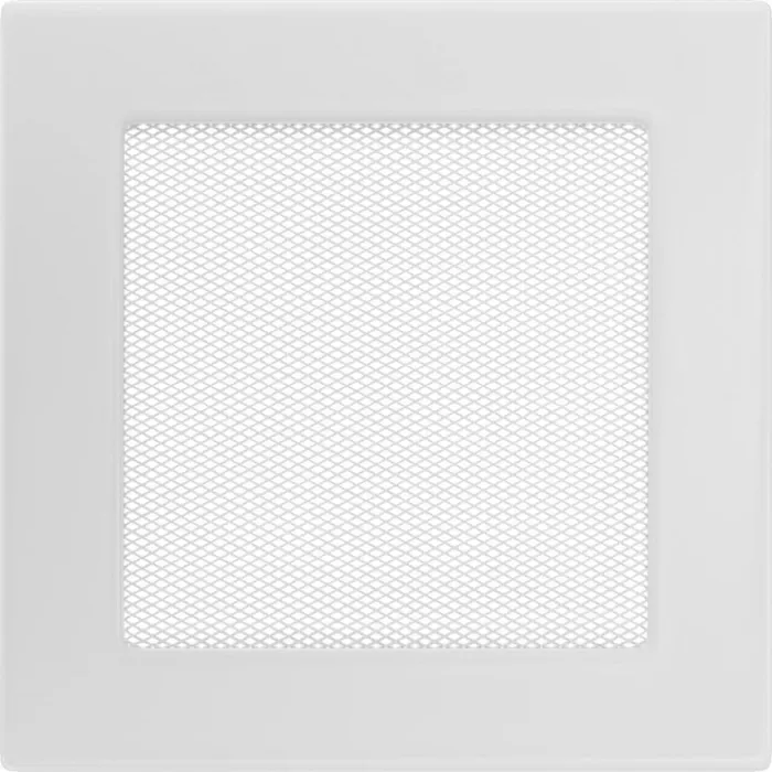 Камінна решітка KRATKI біла 17x17 (17B)