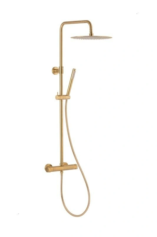 Душова система KFA ARMATURA MOZA PREMIUM GOLD із термостатичним змішувачем 5736-920-31