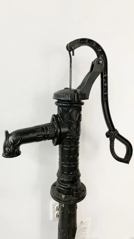 Насос ручний (помпа) Декор OMNIGENA ABISYNKA (чорний) 5/4" (32мм) — Photo 4