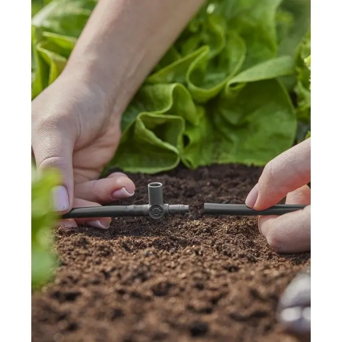 З'єднувач Т-подібний для насадок Gardena Micro-Drip-System для шлангів 4,6 мм, 5 шт (13216-20) — Photo 4