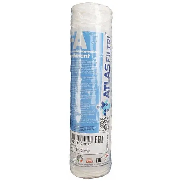Картридж водяного фільтра (шнур) Atlas Filtri FA 10" SX 10 mcr RE5115409