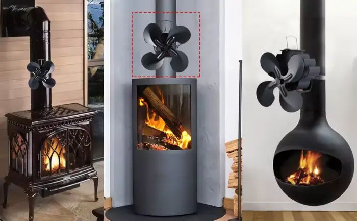 Вентилятор на теплову енергію Ecofan Canada Plum 4 (на трубу димоходу) магнітний — Photo 4