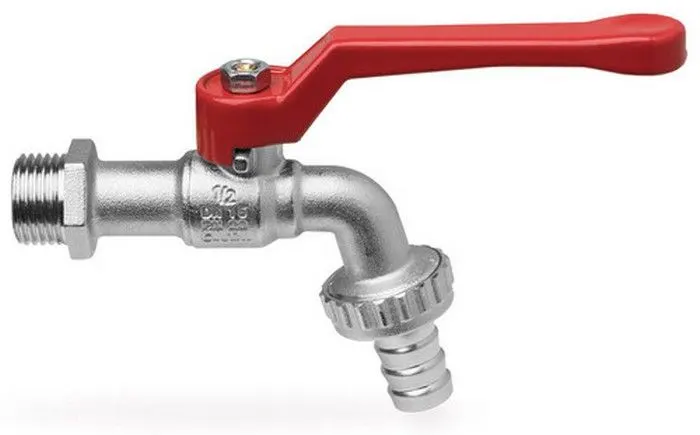 Кран поливальний кульовий Bonomi ARNO 3/4" алюмінієва ручка (73000206R)
