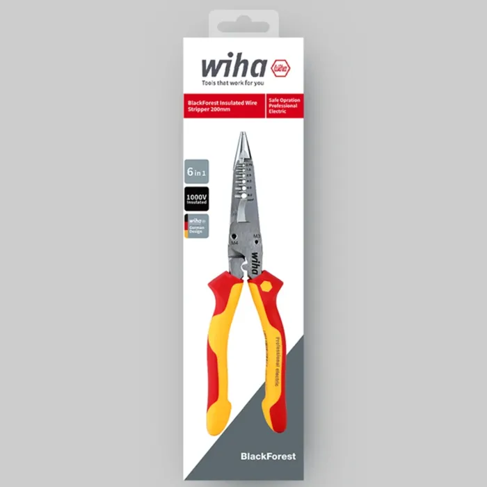 Багатофункціональні кліщі для електромонтажних робіт 6-в-1 WIHA (47199) VDE 1000V — Photo 6