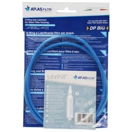 Кільце ущільнювача 2шт + силікон Atlas Filtri RE9020678 для колб BigBlue Ø140х5.4мм — Photo 2